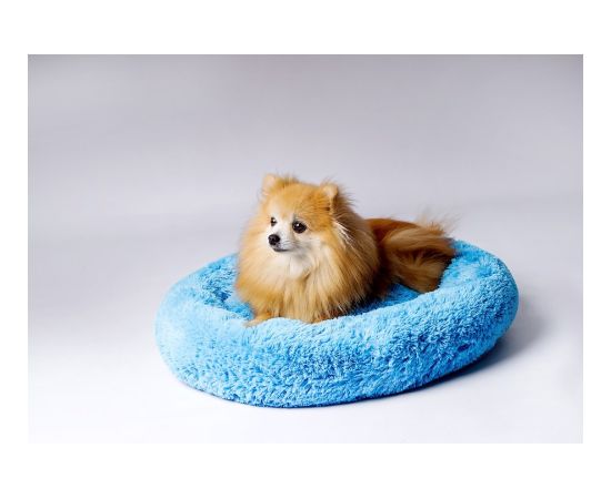 GO GIFT Shaggy blue XL - pet bed - 80 x 83 x 10 cm