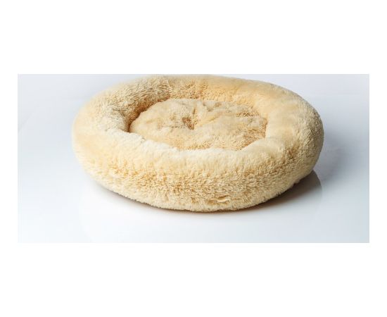 GO GIFT Shaggy cream XL - pet bed - 80 x 83 x 10 cm