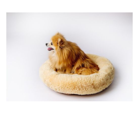 GO GIFT Shaggy cream XL - pet bed - 80 x 83 x 10 cm