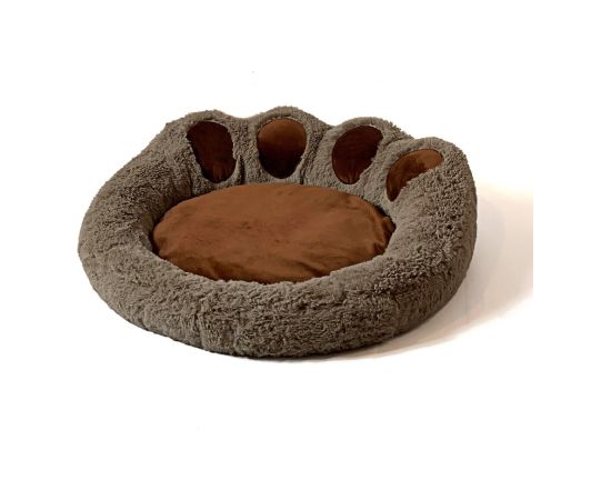 GO GIFT Dog and cat bed XXL - brown - 85x85 cm