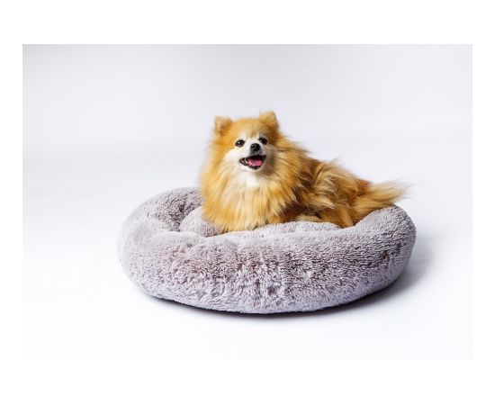 GO GIFT Shaggy grey XL - pet bed - 80 x 83 x 10 cm