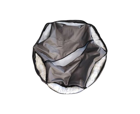 GO GIFT Hexagon black XXL - pet bed - 90 x 63 x 16 cm