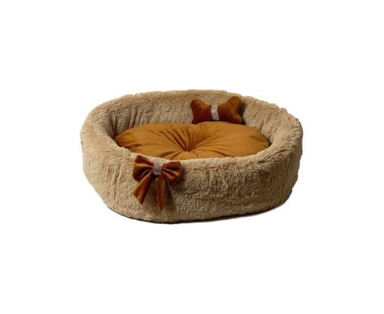 GO GIFT Cocard camel L - pet bed - 55 x 52 x 18 cm