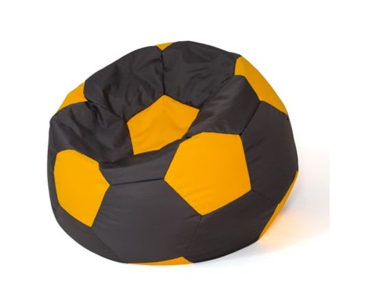 Go Gift Sako bag pouffe Ball black-yellow XL 120 cm