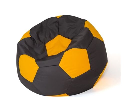 Go Gift Sako bag pouffe Ball black-yellow L 80 cm