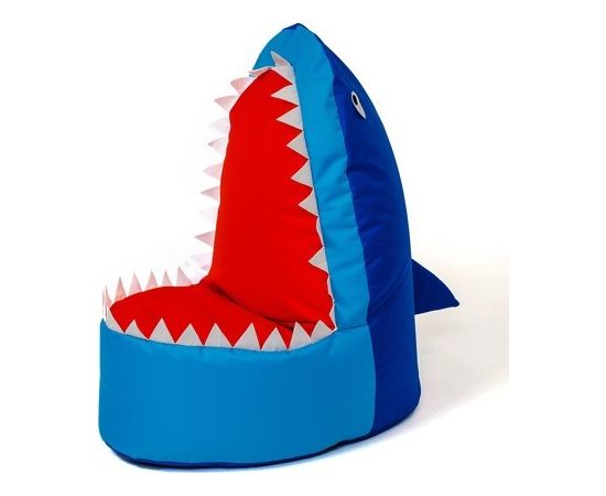 Go Gift Sako sack pouffe Shark navy blue XXL 100 x 60 cm