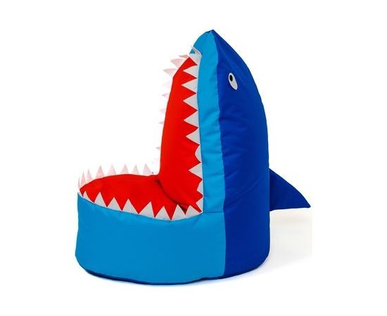 Go Gift Sako sack pouffe Shark navy blue XXL 100 x 60 cm