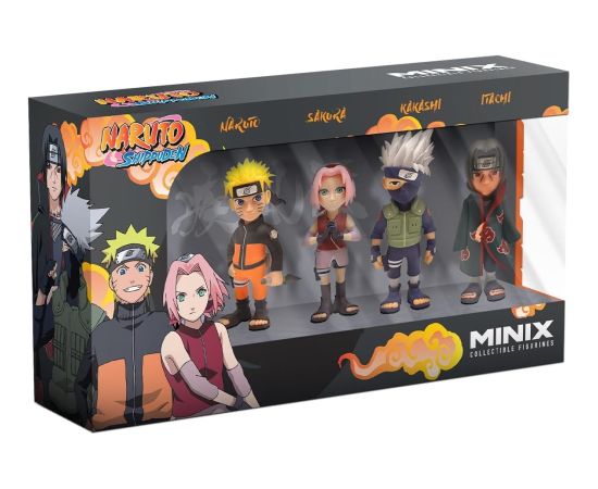 MINIX 4-PACK 7 CM - NARUTO SHIPPUDEN