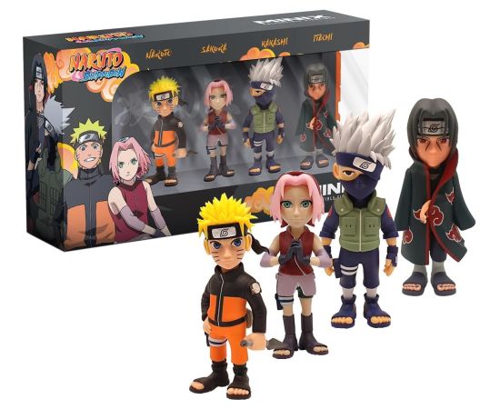 MINIX 4-PACK 7 CM - NARUTO SHIPPUDEN