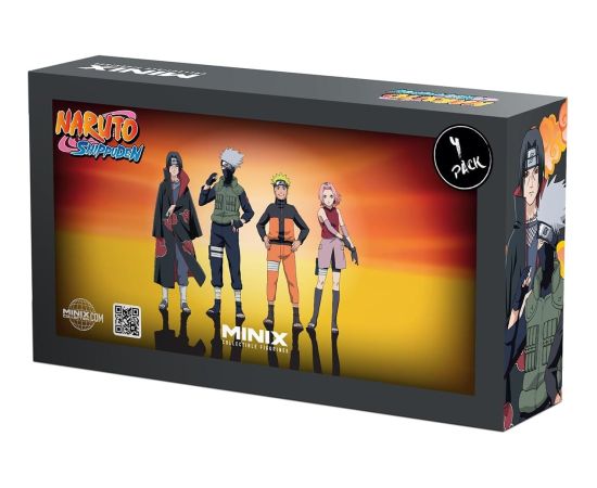 MINIX 4-PACK 7 CM - NARUTO SHIPPUDEN