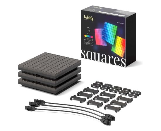 Twinkly Squares Extension Kit Smart lighting kit Black Wi-Fi/Bluetooth