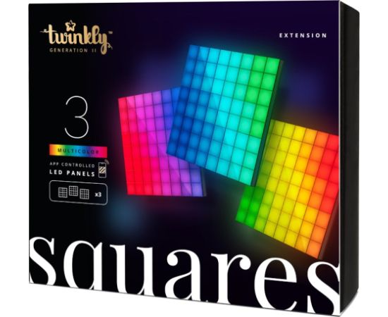 Twinkly Squares Extension Kit Smart lighting kit Black Wi-Fi/Bluetooth