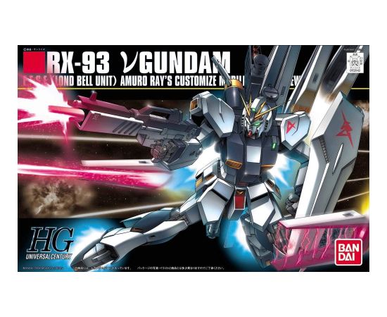 Bandai HGUC 086 RX-93 Nu GUNDAM Toy action figure Adults & children