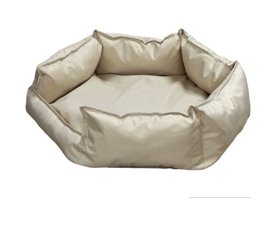 GO GIFT Hexagon beige XXL - pet bed - 90 x 63 x 16 cm