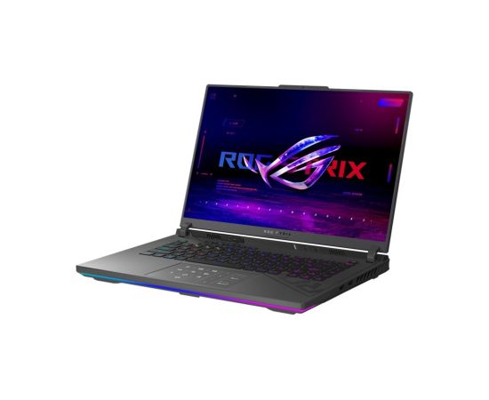 ASUS ROG Strix G16 G614JZR-N4070 i9-14900HX 16.0" 2.5K 240Hz IPS-level 500nits AG 16GB DDR5 5600 SSD1TB GeForce RTX 4080 12GB LAN WLAN+BT Cam720p Backlit Keyboard RGB 90WHrs NoOS Eclipse Gray