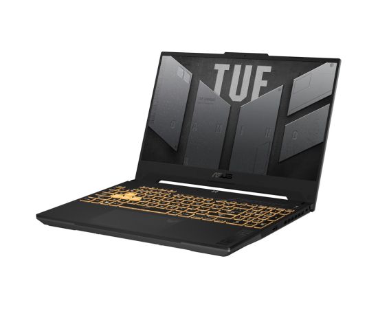 ASUS TUF Gaming F15 FX507ZI4-I7161W  i7-12700H 15.6" FHD Value IPS-level 144Hz 250nits AG 16GB DDR5 4800 SSD1TB GeForce RTX 4070 8GB LAN WLAN+BT Cam720p Backlit Keyboard RGB 90WHrs Win11 Mecha Gray