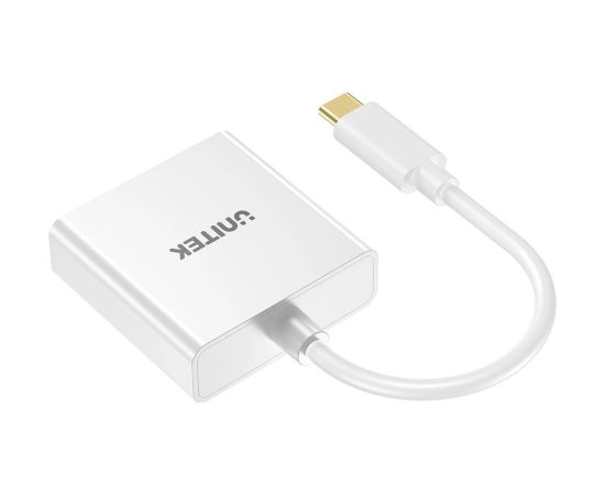 UNITEK ADATPER USB-C - DVI 1080P@60HZ,WHT,15CM M/F