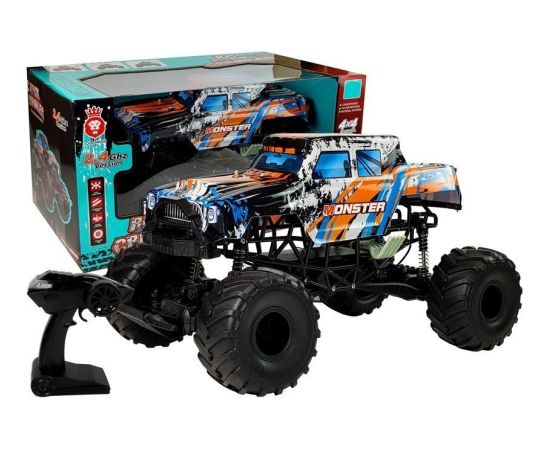 Leantoys Remote Controlled 2.4G 4x4 Orange 57cm