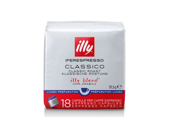 Coffee capsules Illy, espresso, 18 pcs red