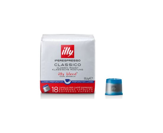 Coffee capsules Illy, espresso, 18 pcs longo