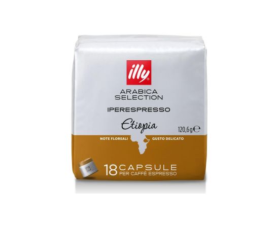 Coffee capsules Illy, Arabica Selection Ethiopia 18 pcs