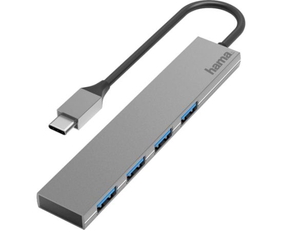 USB Hub Hama 4 port USB 3.2 Gen 1 + USB-C Adapter