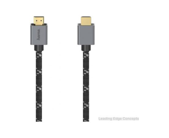 Cable Hama HDMI, Ultra-HD 8K, alu, 2.00 m