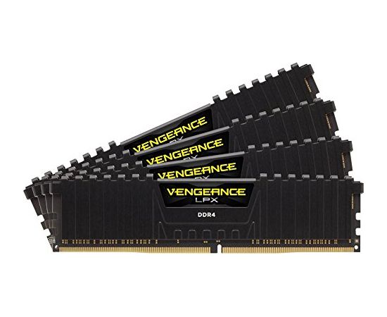 Corsair DDR4 32GB 2666-16 Vengeance LPX black Quad