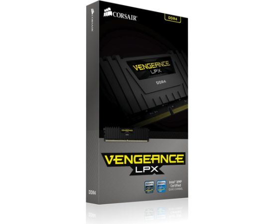 Corsair DDR4 - 32 GB -3600 - CL - 18 - Quad Kit - Vengeance LPX - black, CMK32GX4M4D3600C18