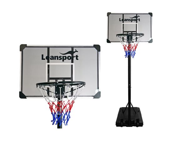 Leantoys Basketball Wheelie Basket Garden Black 260 cm