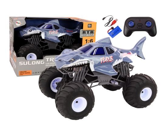 Leantoys Large Off-Road Remote Controlled Car 2.4G RC 1:6 Shark