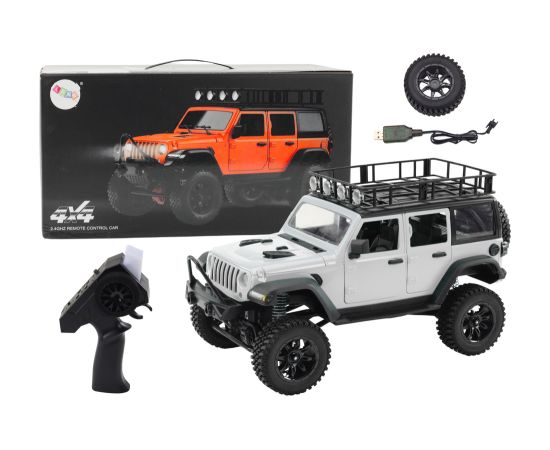 Leantoys Remote Controlled RC 2.4G Off-Road Vehicle 4x4 Gray