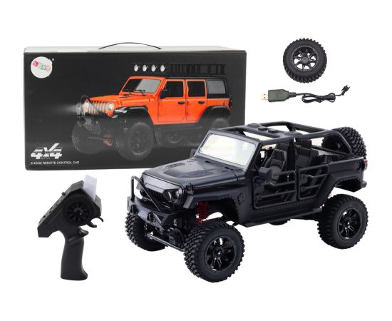 Leantoys Remote Controlled Off-Road Vehicle RC 2.4G 4x4 Drive Black