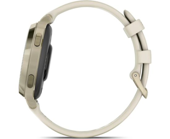 Garmin Lily 2 Active Lunar Gold with Bone Silicone Band