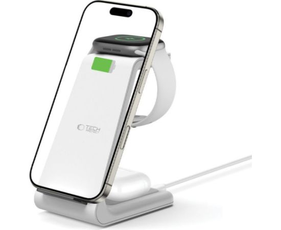 Tech-Protect wireless charger A36 3in1 QI15W, white