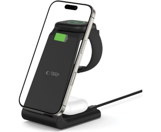 Tech-Protect wireless charger A36 3in1 QI15W, black