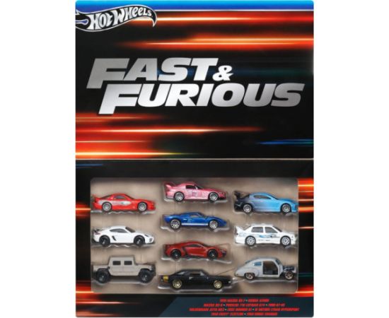 Hot Wheels HVX27 Fast & Furious Rotaļu Mašinu komplekts