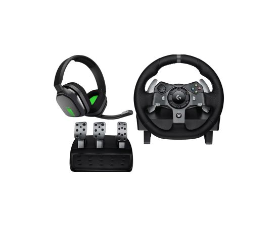 Spēļu stūre Logitech G920 Racing Wheel + Astro A10 komplekts