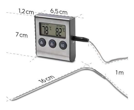 PĀRTIKAS TERMOMETRS Digital meat thermometer, Xavax