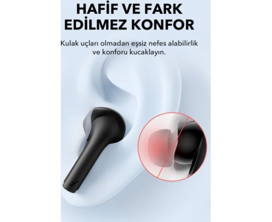 Anker Soundcore A3994G11 K20i Kulaklık Siyah Headset True Wireless Stereo (TWS) In-ear Music USB Type-C Bluetooth Black