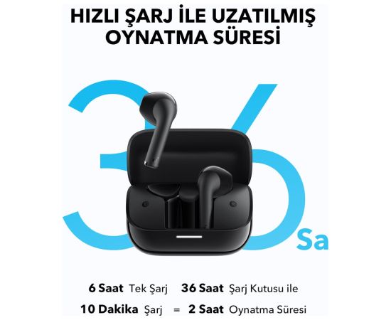 Anker Soundcore A3994G11 K20i Kulaklık Siyah Headset True Wireless Stereo (TWS) In-ear Music USB Type-C Bluetooth Black