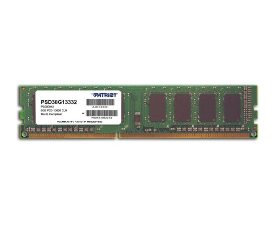 Patriot Memory 8GB PC3-10600 memory module 1 x 8 GB DDR3 1333 MHz