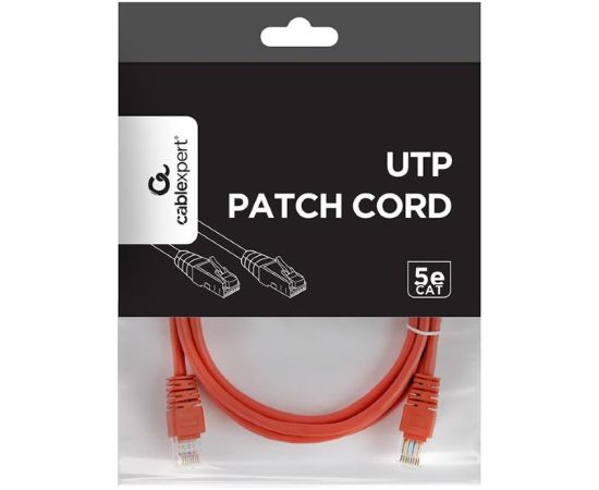 PATCH CABLE CAT5E UTP 1.5M/RED PP12-1.5M/R GEMBIRD