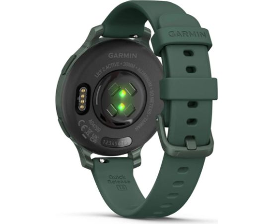 Garmin Lily 2 Active Jasper Green with Jasper Green Silicone Band