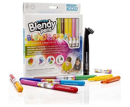 BLENDY PENS Комплект Blend and Spray, 24 маркера