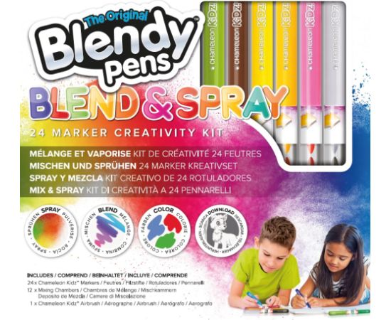 BLENDY PENS Комплект Blend and Spray, 24 маркера