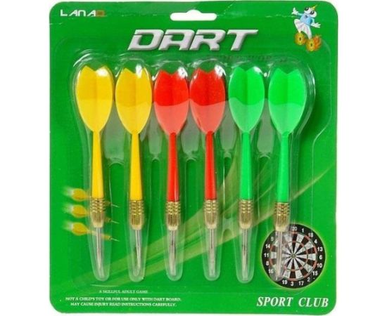 Teka Strzałki do dart 6szt