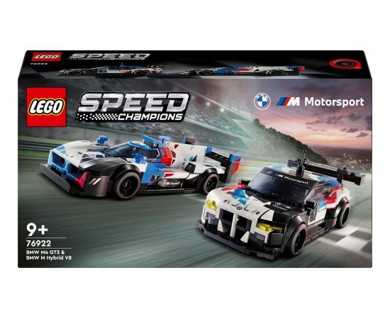 LEGO Speed champions Samochody wyścigowe BMW M4 GT3 & BMW M Hybrid V8 4szt. (76922)