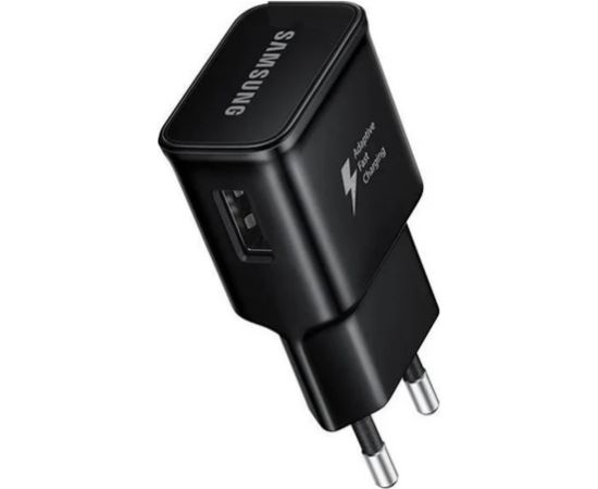 Samsung EP-TA20EBE Ātrs Adaptīvais 15W USB Lādētājs 2A + EP-DW700CBE USB-C 1m Kabelis Melns (OEM)