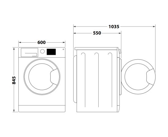 Washing machine Indesit IM864